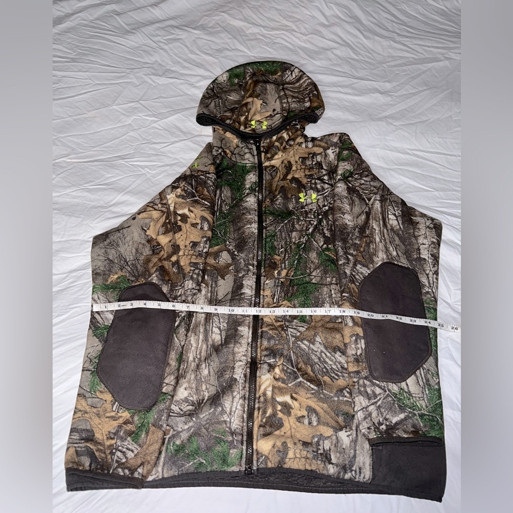 Under Armour Stealth Coldgear Storm Hooded Camo Jacket Realtree XL